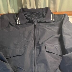 Nautica Men's Dark Blue Windbreaker XL